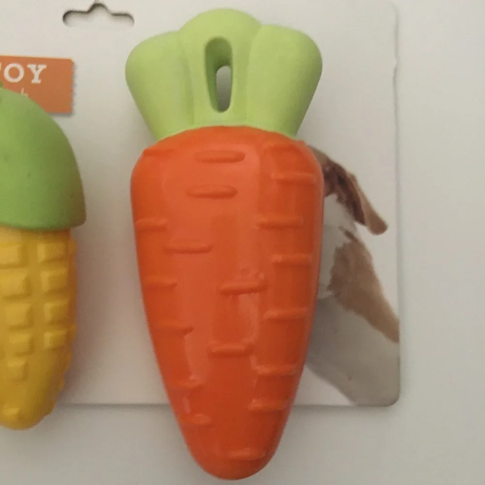 Dog Toys Set of 3 Veggies Durable Chewers NEW Kensington Kennel Club